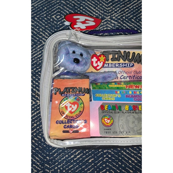 Beanie babies offical club membership bear coin collectors cards - Picture 2 of 4